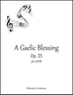 A Gaelic Blessing SATB choral sheet music cover